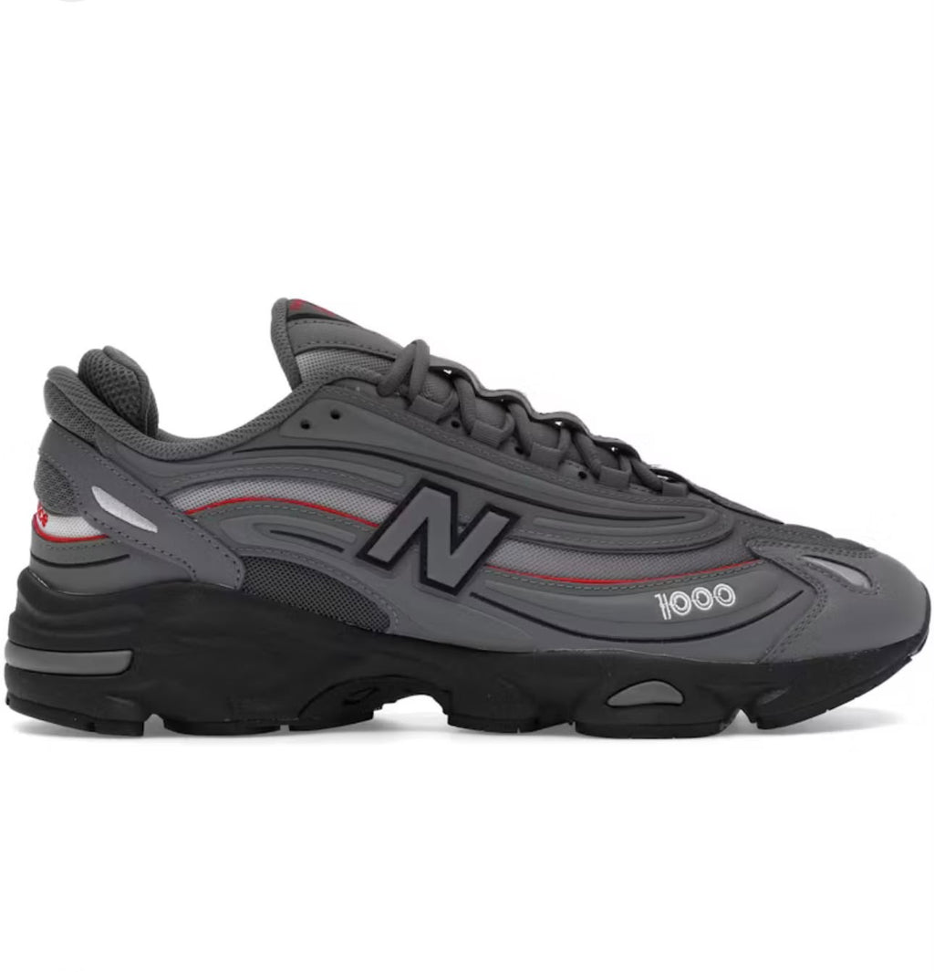Sneakers New Balance 1000 Grigio Rosso Brillante